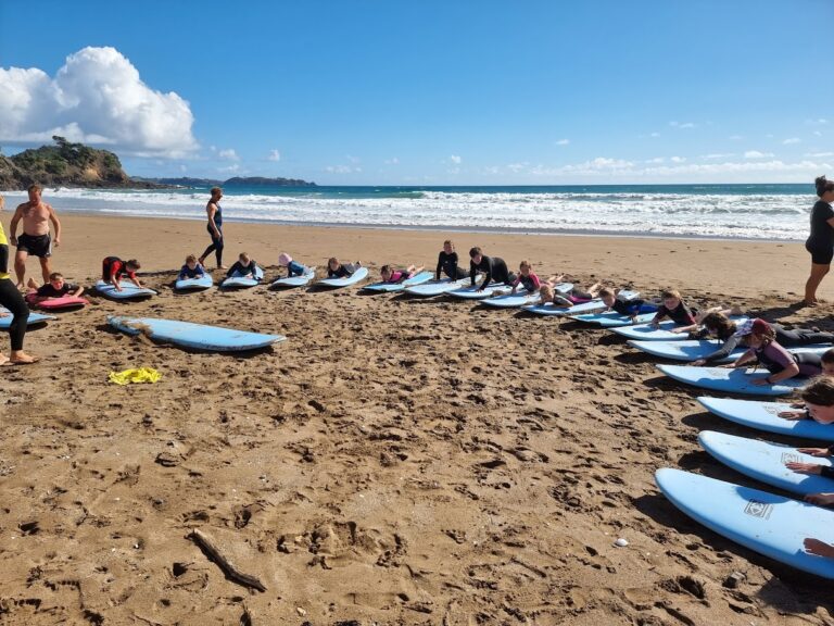 Sandy Bay surfing lessons 768x576
