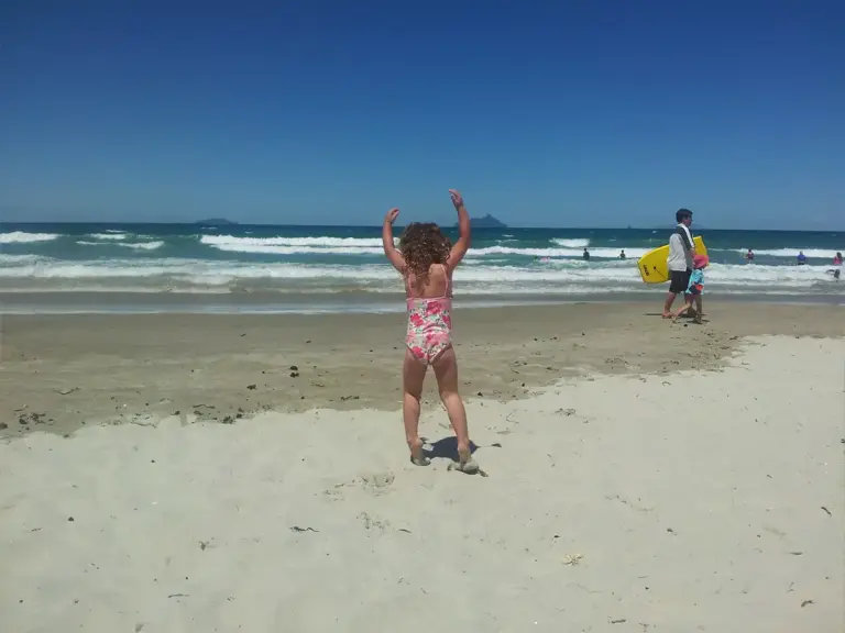 Kids on Ruakākā Beach Kids on Ruakākā Beach